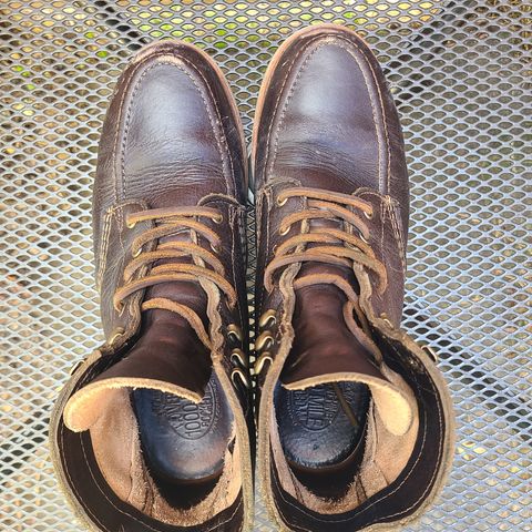 Wolverine 1000 Mile Moc-Toe Boot in Horween Arabica Lux Calfskin