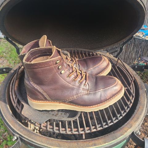 Wolverine 1000 Mile Moc-Toe Boot in Horween Arabica Lux Calfskin