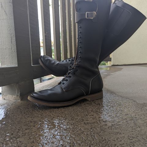 Clinch x Black Sign Transcontinental in Degermann Black Gustave Cowhide