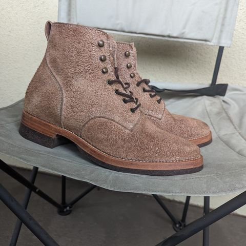 Jakkrabbits Officer Boots in Heritage Natural Vegetable Tanned Roughout