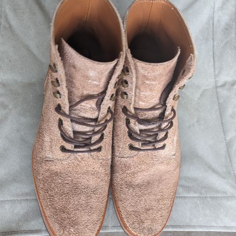 Jakkrabbits Officer Boots in Heritage Natural Vegetable Tanned Roughout