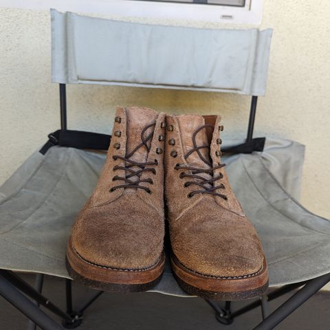 Jakkrabbits Officer Boots in Heritage Natural Vegetable Tanned Roughout