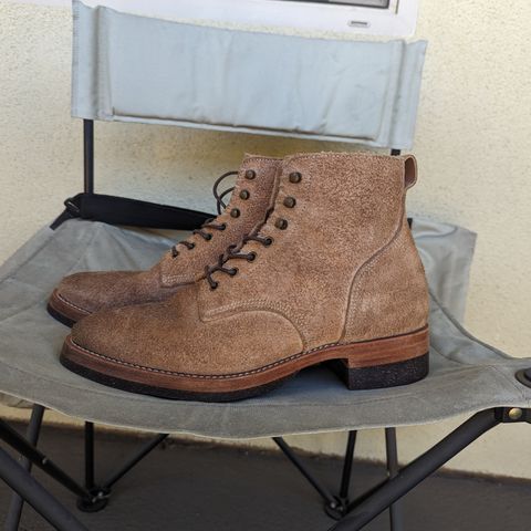 Jakkrabbits Officer Boots in Heritage Natural Vegetable Tanned Roughout