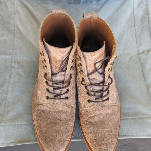 Jakkrabbits Officer Boots in Heritage Natural Vegetable Tanned Roughout