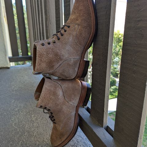 Jakkrabbits Officer Boots in Heritage Natural Vegetable Tanned Roughout