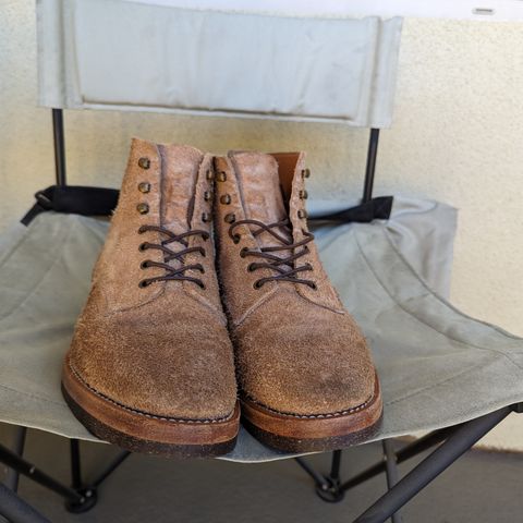 Jakkrabbits Officer Boots in Heritage Natural Vegetable Tanned Roughout