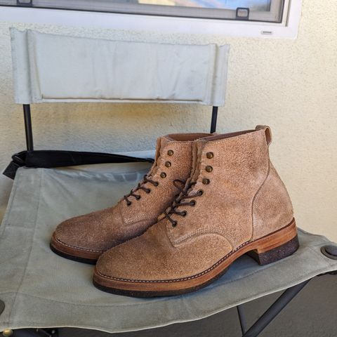Jakkrabbits Officer Boots in Heritage Natural Vegetable Tanned Roughout