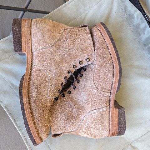Jakkrabbits Officer Boots in Heritage Natural Vegetable Tanned Roughout