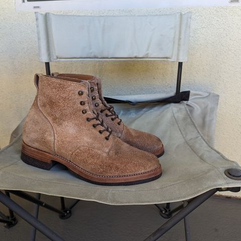 Jakkrabbits Officer Boots in Heritage Natural Vegetable Tanned Roughout