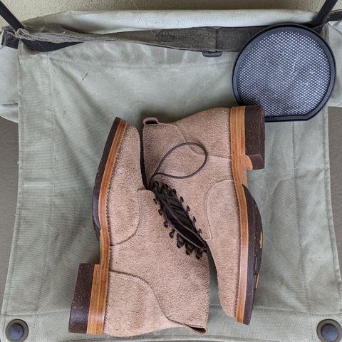 Jakkrabbits Officer Boots in Heritage Natural Vegetable Tanned Roughout