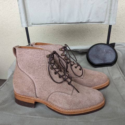 Jakkrabbits Officer Boots in Heritage Natural Vegetable Tanned Roughout