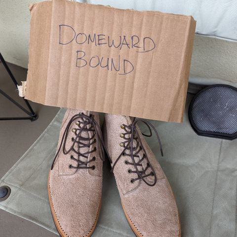 Jakkrabbits Officer Boots in Heritage Natural Vegetable Tanned Roughout