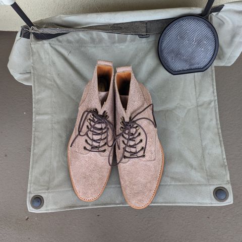 Jakkrabbits Officer Boots in Heritage Natural Vegetable Tanned Roughout