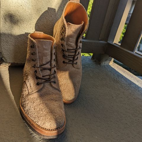 Jakkrabbits Officer Boots in Heritage Natural Vegetable Tanned Roughout