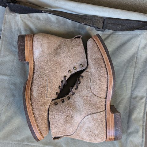 Jakkrabbits Officer Boots in Heritage Natural Vegetable Tanned Roughout