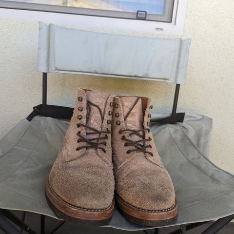 Jakkrabbits Officer Boots in Heritage Natural Vegetable Tanned Roughout