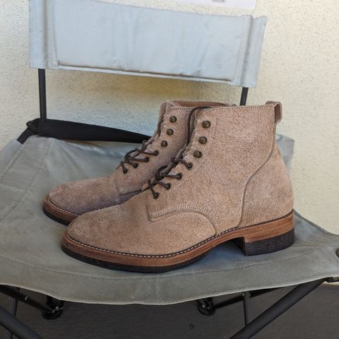 Jakkrabbits Officer Boots in Heritage Natural Vegetable Tanned Roughout