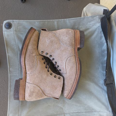 Jakkrabbits Officer Boots in Heritage Natural Vegetable Tanned Roughout