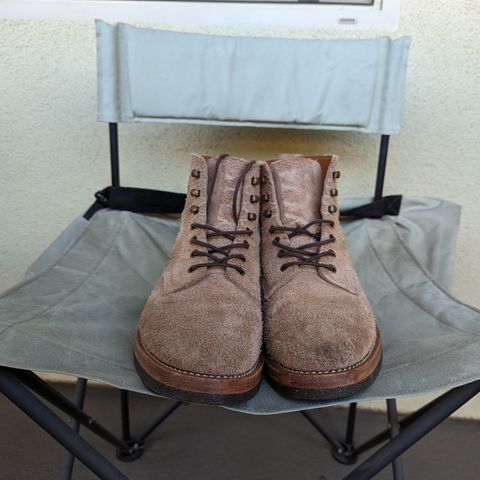 Jakkrabbits Officer Boots in Heritage Natural Vegetable Tanned Roughout