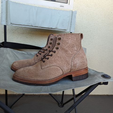 Jakkrabbits Officer Boots in Heritage Natural Vegetable Tanned Roughout