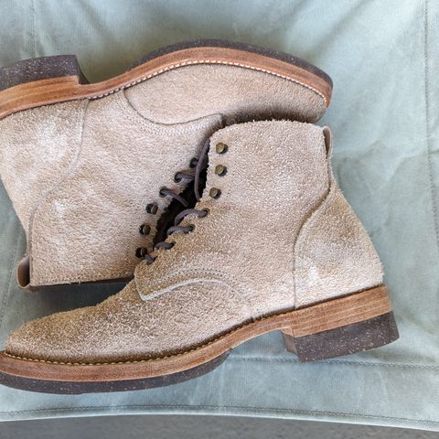 Jakkrabbits Officer Boots in Heritage Natural Vegetable Tanned Roughout