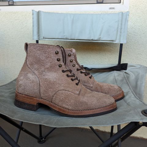 Jakkrabbits Officer Boots in Heritage Natural Vegetable Tanned Roughout