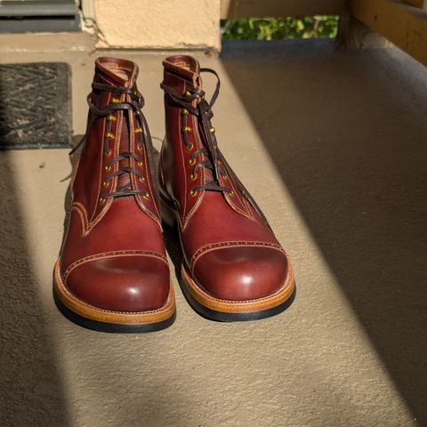 Iron Boots 5515 in Maryam Ruggine Shell Cordovan