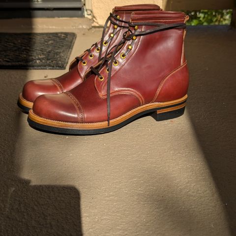Iron Boots 5515 in Maryam Ruggine Shell Cordovan