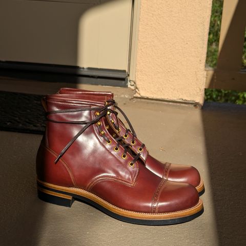 Iron Boots 5515 in Maryam Ruggine Shell Cordovan