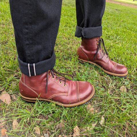 Iron Boots 5515 in Maryam Ruggine Shell Cordovan