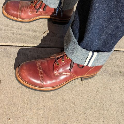 Iron Boots 5515 in Maryam Ruggine Shell Cordovan