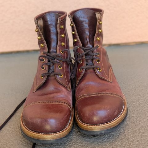 Iron Boots 5515 in Maryam Ruggine Shell Cordovan