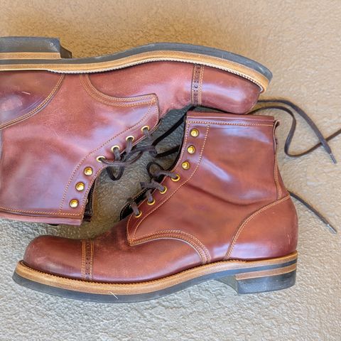 Iron Boots 5515 in Maryam Ruggine Shell Cordovan