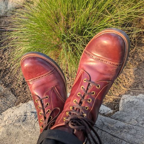 Iron Boots 5515 in Maryam Ruggine Shell Cordovan