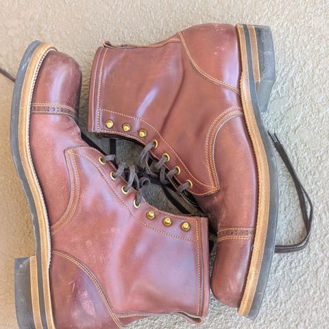Iron Boots 5515 in Maryam Ruggine Shell Cordovan