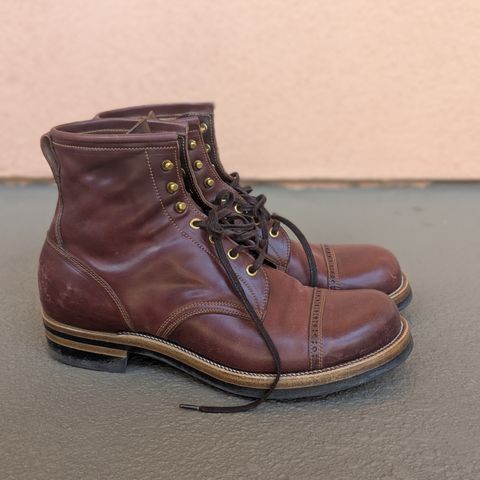 Iron Boots 5515 in Maryam Ruggine Shell Cordovan