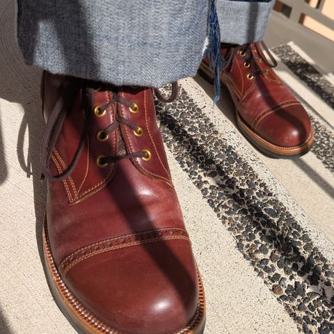 Iron Boots 5515 in Maryam Ruggine Shell Cordovan