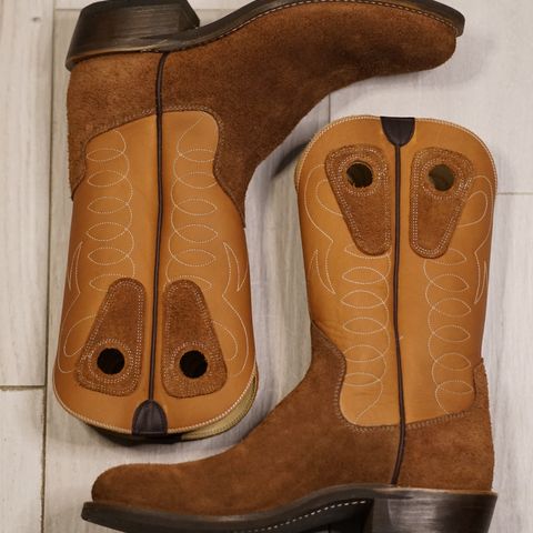 View photo of Beck Cowboy Boots Working Cowboy Custom in Seidel Brown Roughout