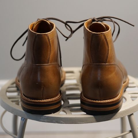 Grant Stone Nora Boot in Horween Dune Chromexcel