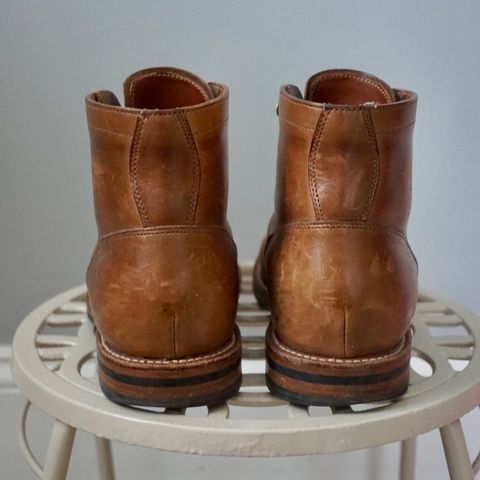 Grant Stone Nora Boot in Horween Dune Chromexcel