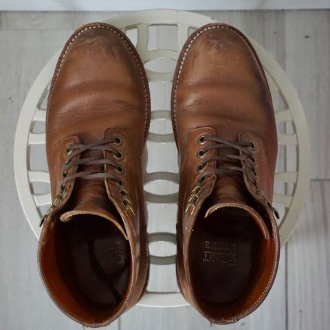Grant Stone Nora Boot in Horween Dune Chromexcel