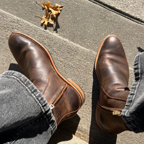 View photo of Arno Shoes Bliskavka in C.F Stead Russet Kudu