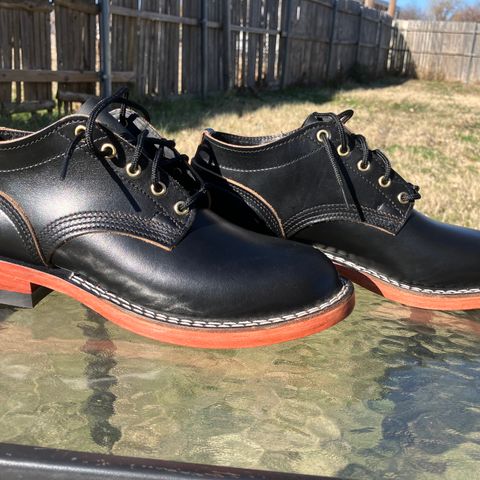 View photo of Nicks Comstock in Horween Black Chromexcel