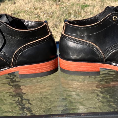 View photo of Nicks Comstock in Horween Black Chromexcel