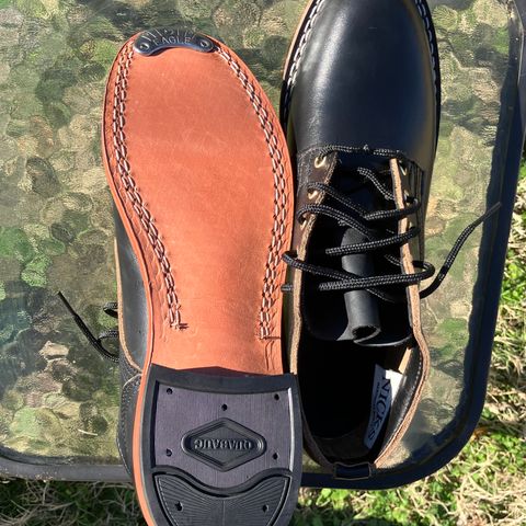 View photo of Nicks Comstock in Horween Black Chromexcel