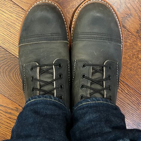 Red Wing Iron Ranger in S.B. Foot Charcoal Rough and Tough