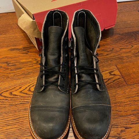 Red Wing Iron Ranger in S.B. Foot Charcoal Rough and Tough