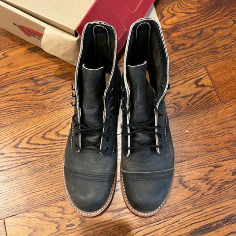Red Wing Iron Ranger in S.B. Foot Charcoal Rough and Tough