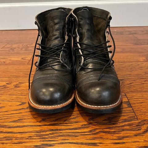 Red Wing Iron Ranger in S.B. Foot Charcoal Rough and Tough
