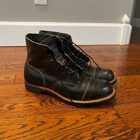Red Wing Iron Ranger in S.B. Foot Charcoal Rough and Tough